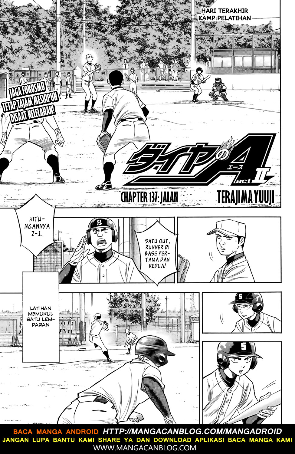 Komik Diamond no Ace Act 2 - Chapter 137