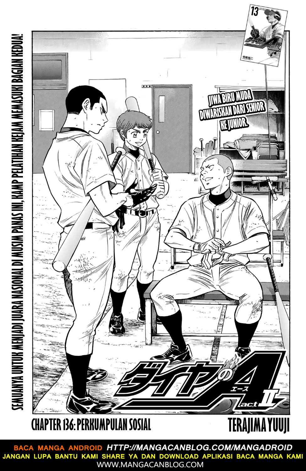 Komik Diamond no Ace Act 2 - Chapter 136