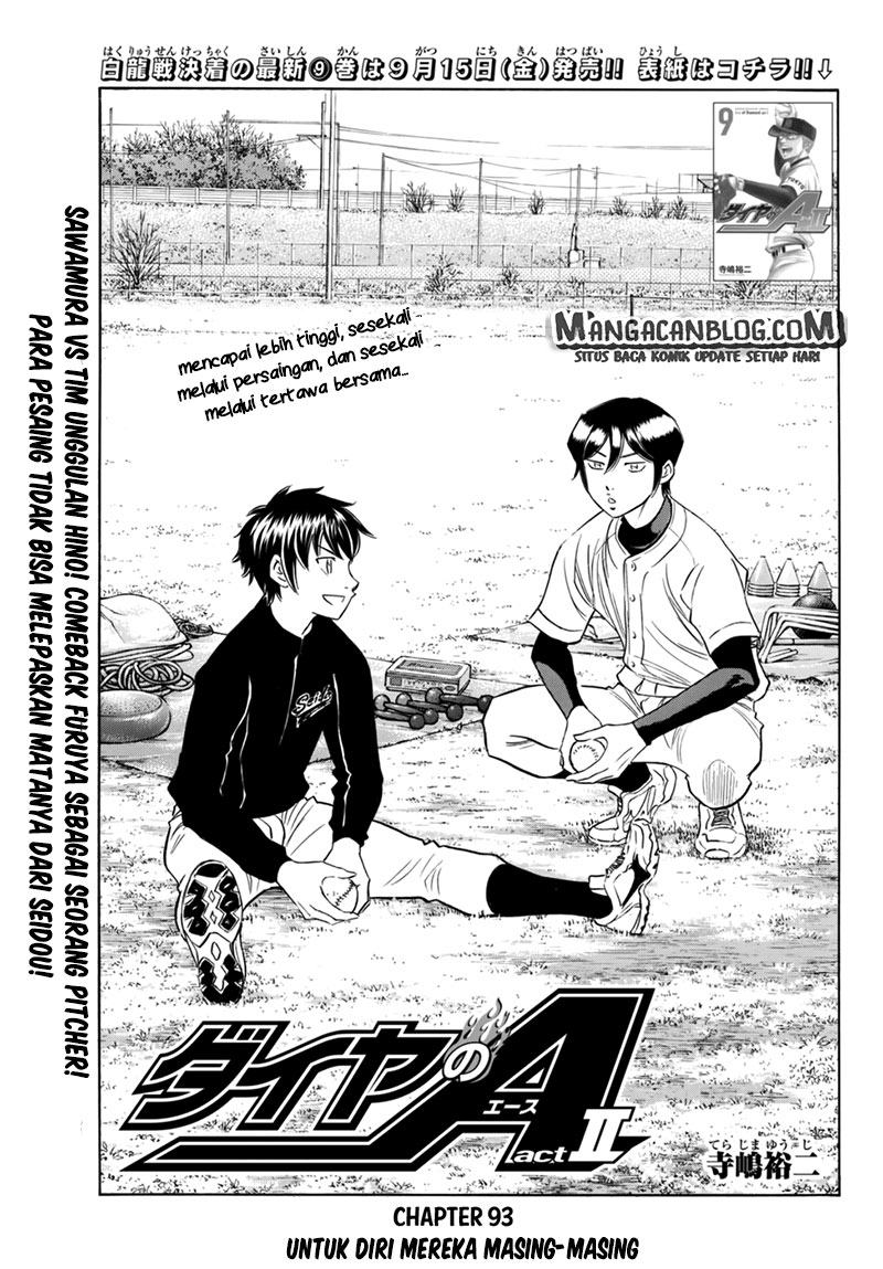 Komik Diamond no Ace Act 2 - Chapter 93