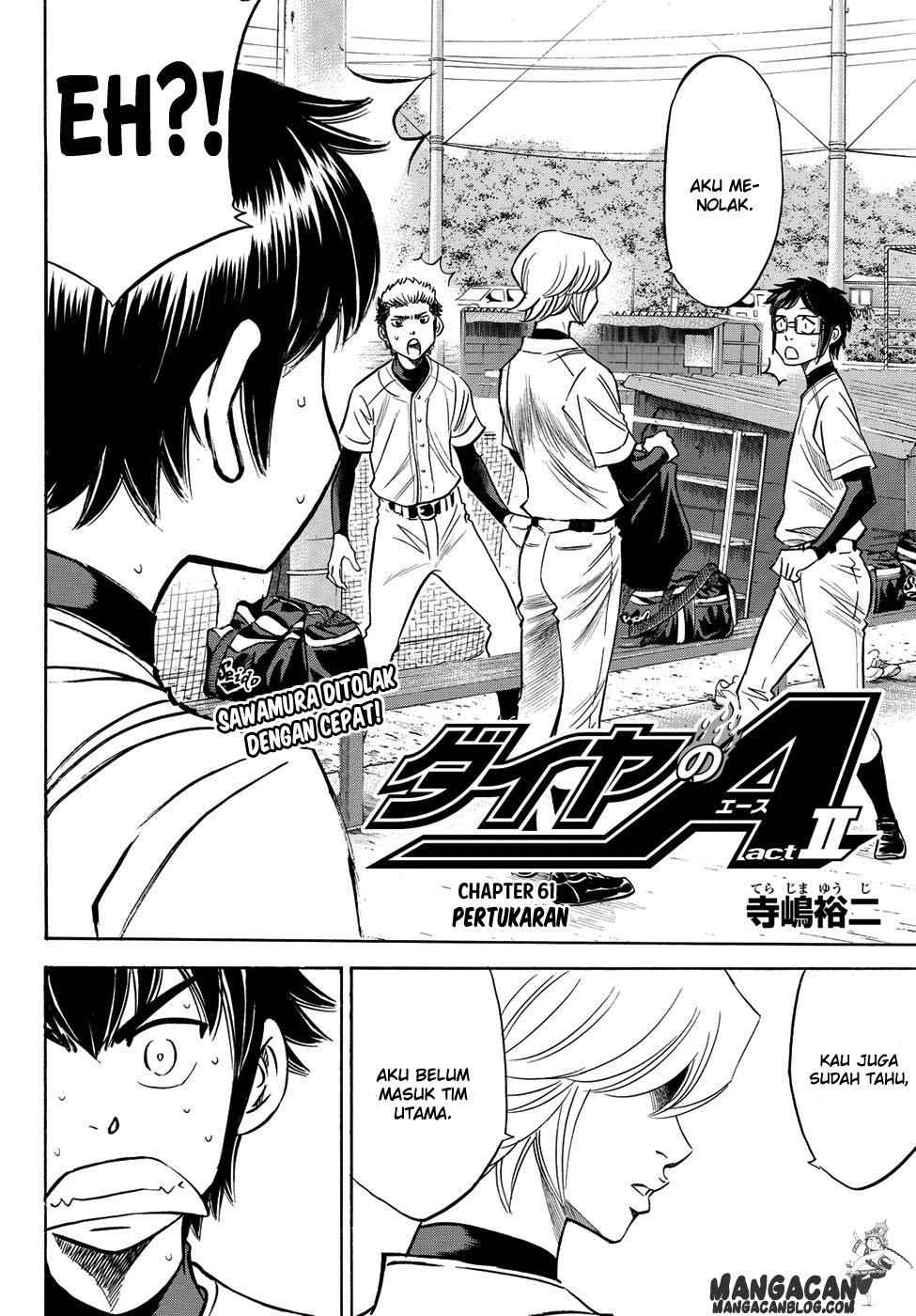 Baca Manga Diamond no Ace Act 2 Chapter 61 Gambar 2