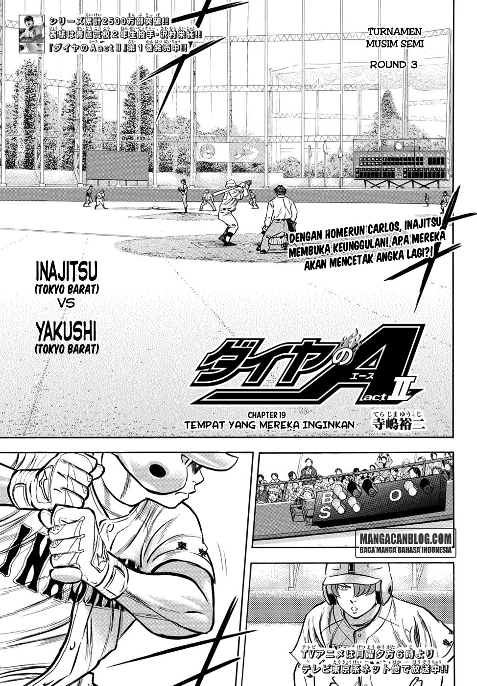 Komik Diamond no Ace Act 2 - Chapter 19