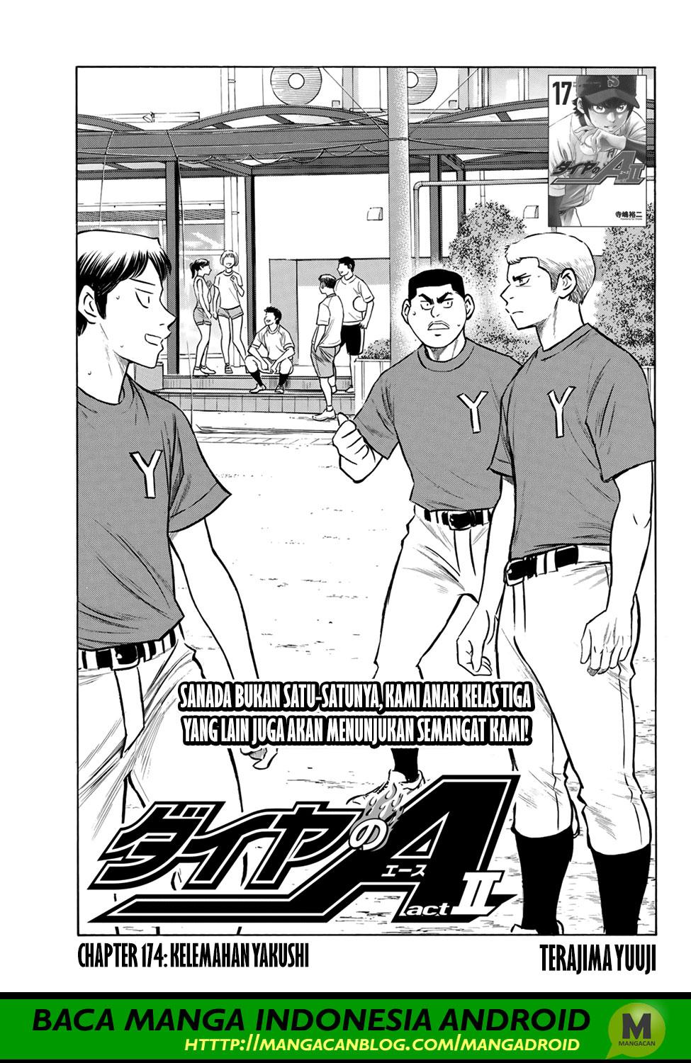 Komik Diamond no Ace Act 2 - Chapter 174