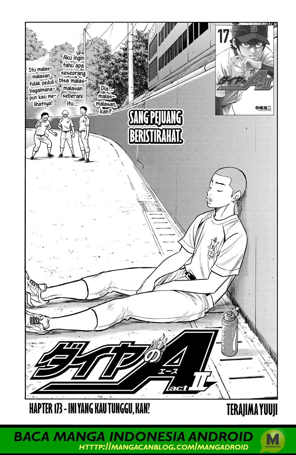 Komik Diamond no Ace Act 2 - Chapter 173