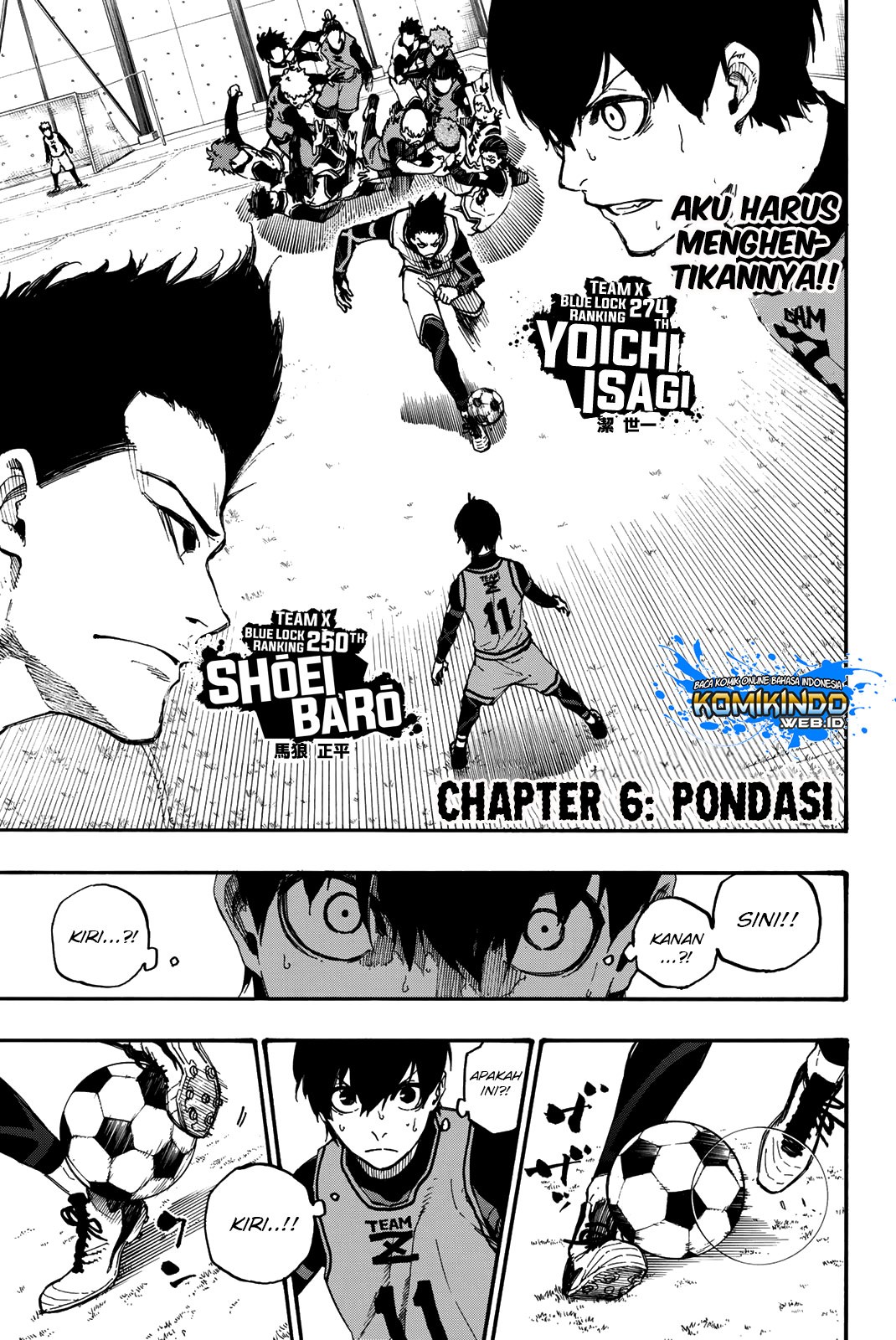Baca Manga Blue Lock Chapter 06 Gambar 2