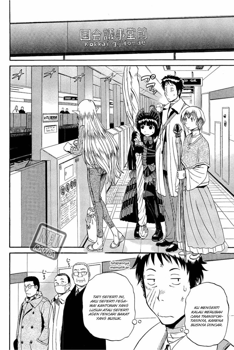 Gate – Jietai Kare no Chi nite Kaku Tatakeri Chapter 19 Gambar 3