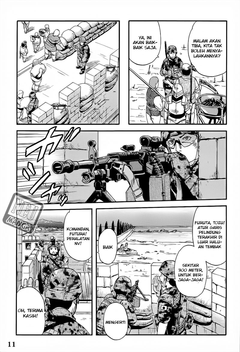 Gate – Jietai Kare no Chi nite Kaku Tatakeri Chapter 10 Gambar 9