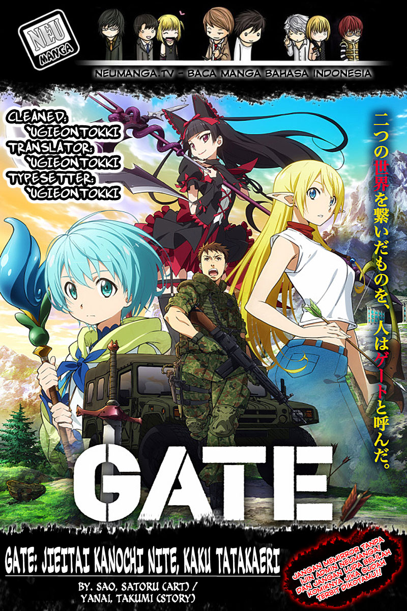 Komik Gate – Jietai Kare no Chi nite Kaku Tatakeri - Chapter 9