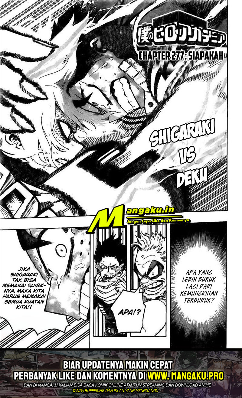 Baca Manga Boku no Hero Academia Chapter 277 Gambar 2