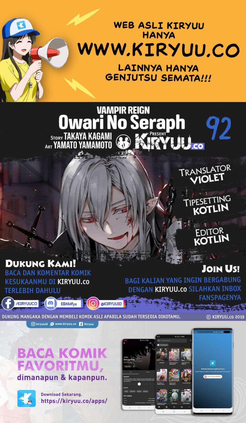 Komik Owari no Seraph - Chapter 92