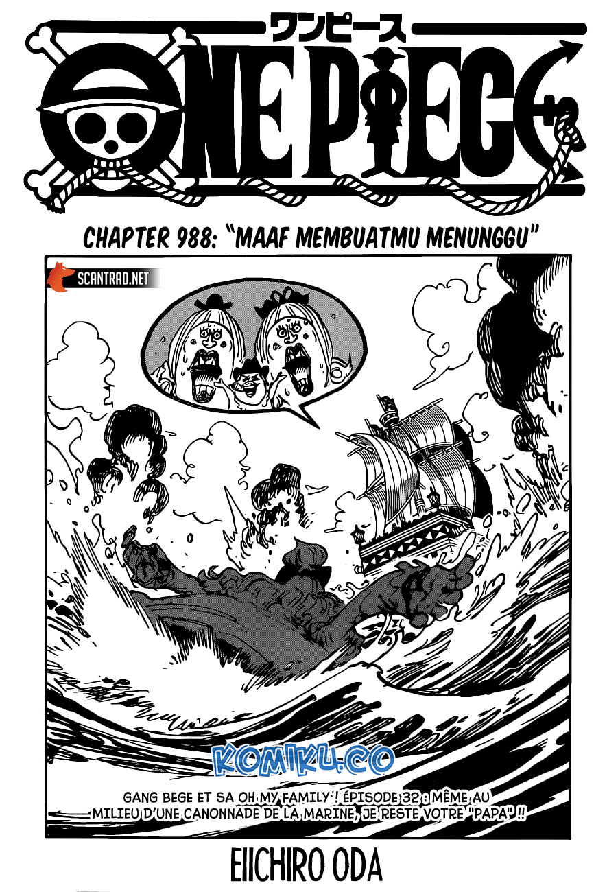 Baca Manga One Piece Chapter 988 Gambar 2