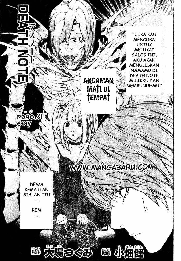 Komik Death note - Chapter 31