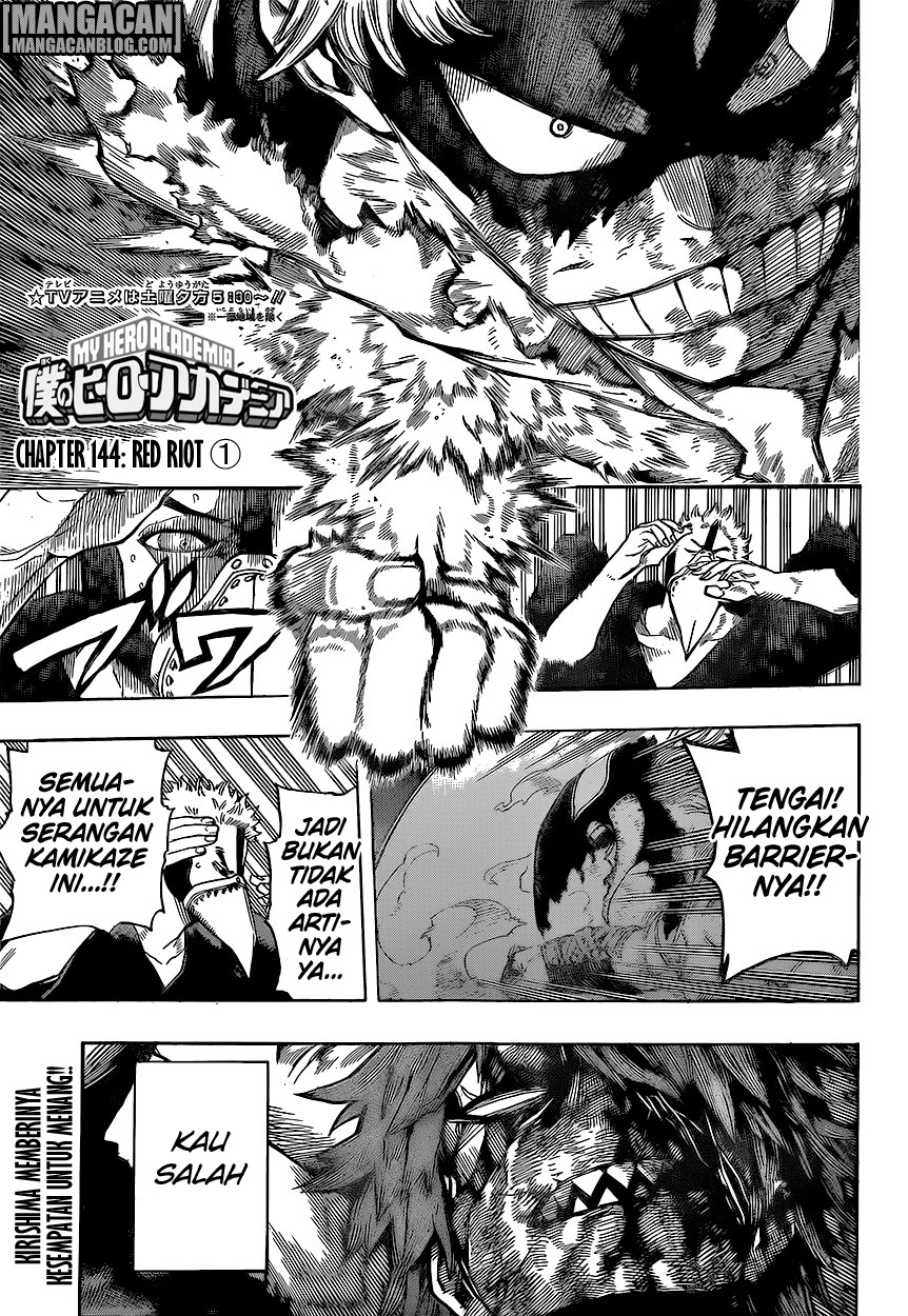 Komik Boku no Hero Academia - Chapter 144