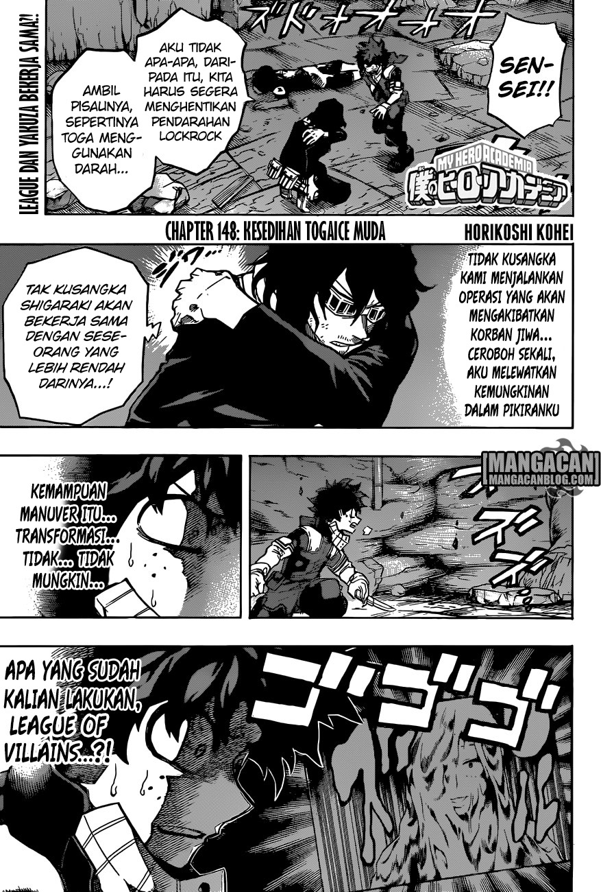Komik Boku no Hero Academia - Chapter 148