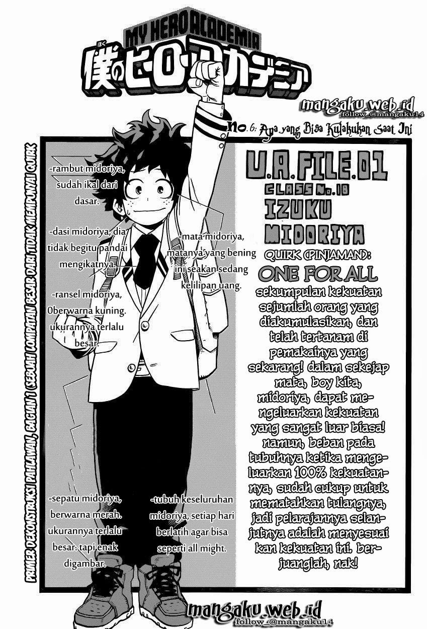 Baca Manga Boku no Hero Academia Chapter 6 Gambar 2