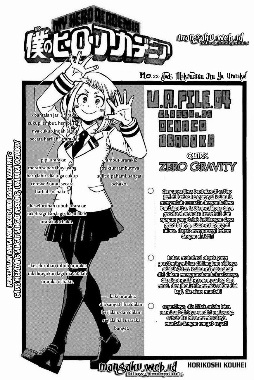Baca Manga Boku no Hero Academia Chapter 22 Gambar 2