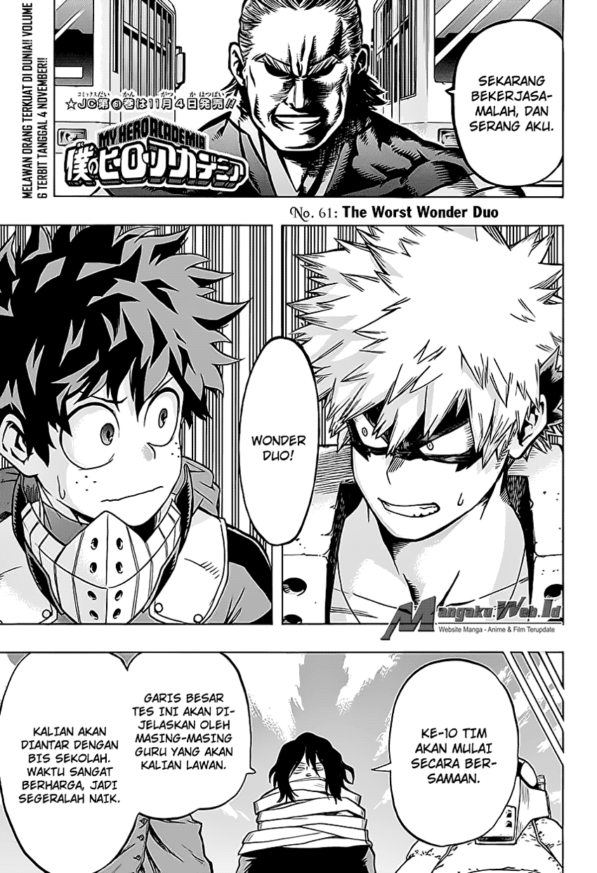 Komik Boku no Hero Academia - Chapter 61