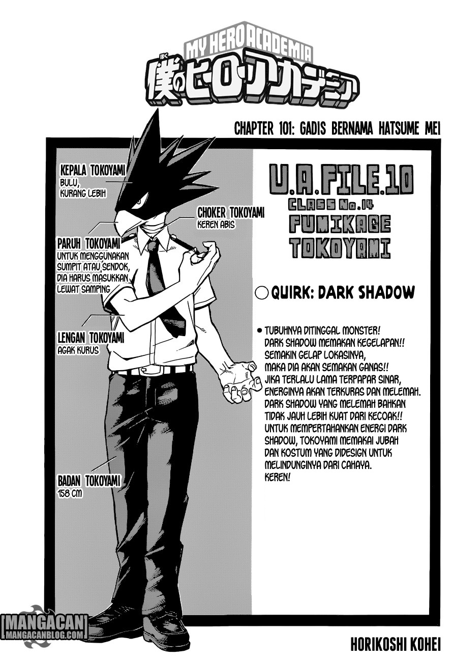 Komik Boku no Hero Academia - Chapter 101