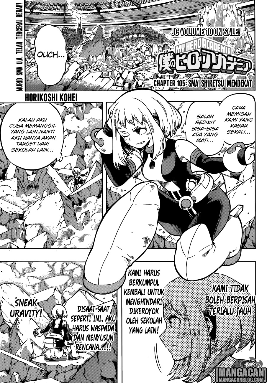 Komik Boku no Hero Academia - Chapter 105