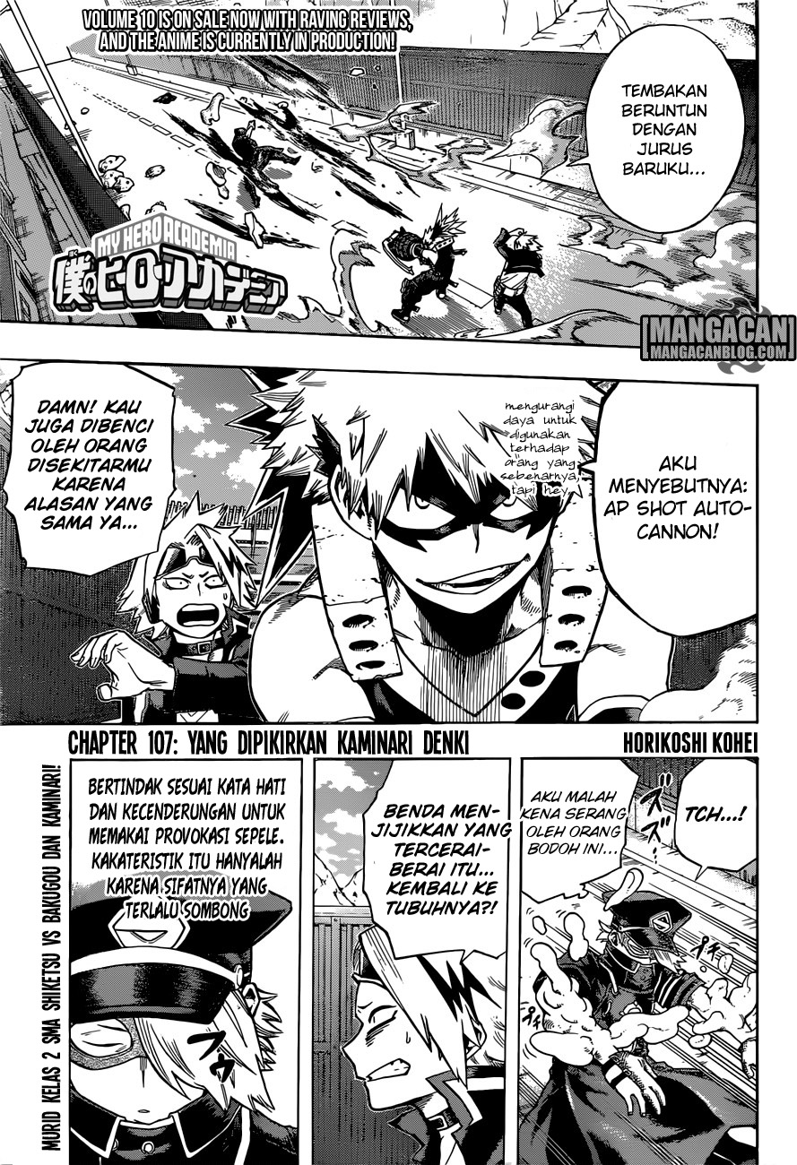Komik Boku no Hero Academia - Chapter 107