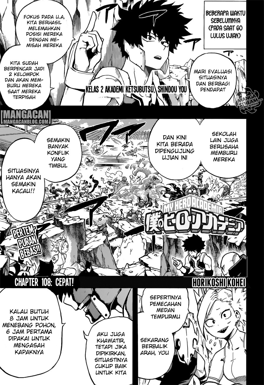 Komik Boku no Hero Academia - Chapter 108