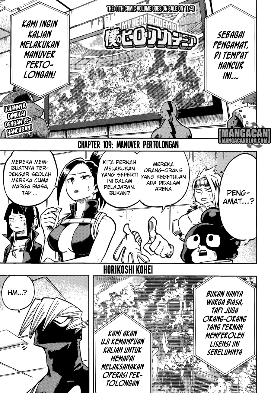 Komik Boku no Hero Academia - Chapter 109