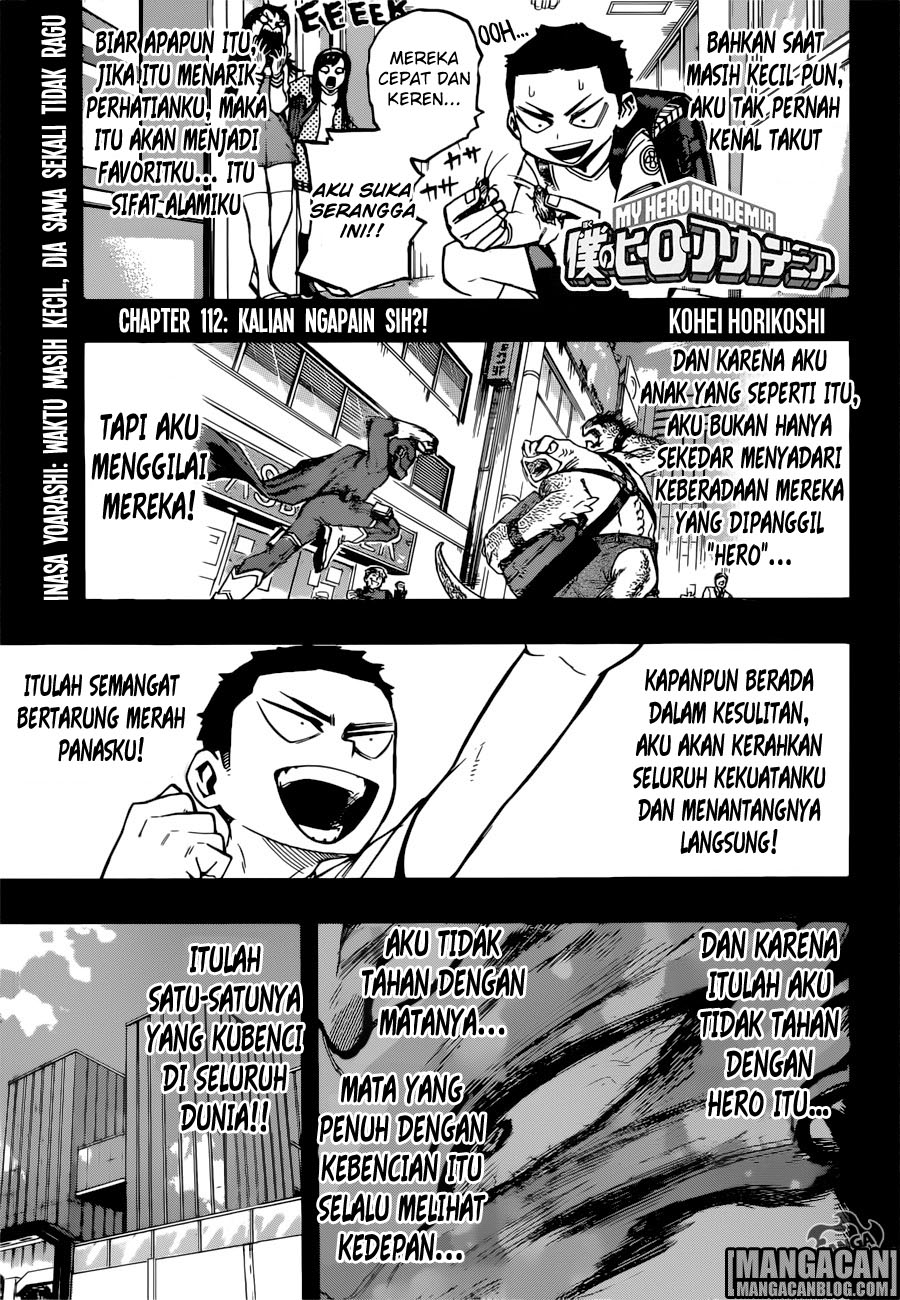Komik Boku no Hero Academia - Chapter 112