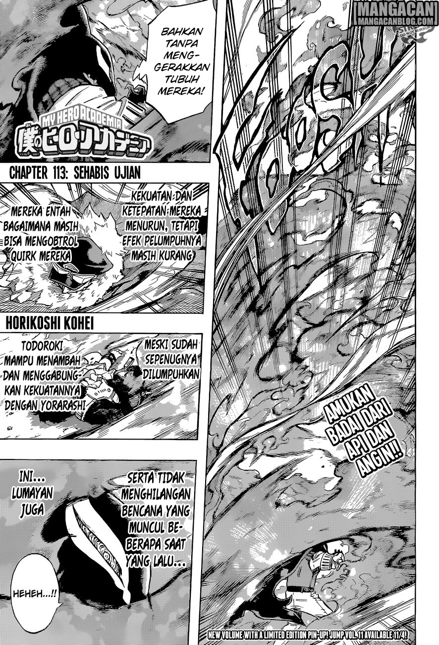 Komik Boku no Hero Academia - Chapter 113
