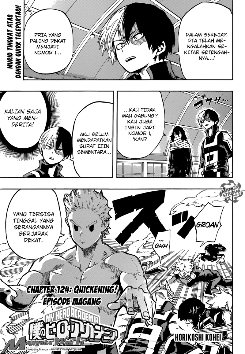 Komik Boku no Hero Academia - Chapter 124