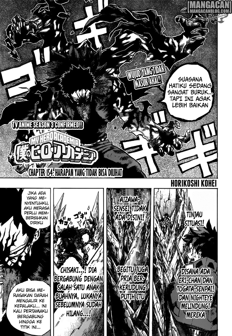 Komik Boku no Hero Academia - Chapter 154