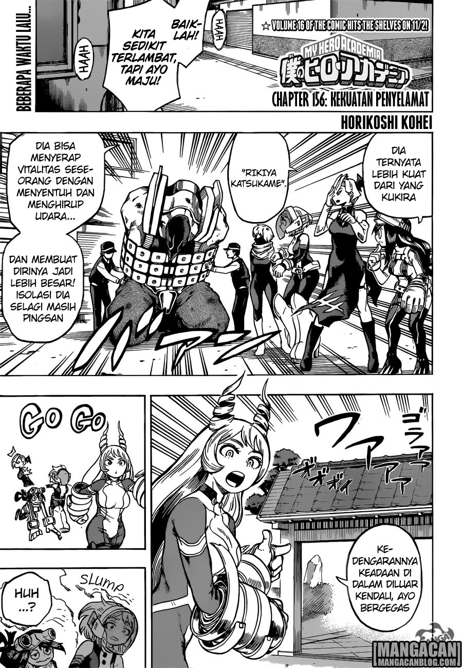 Komik Boku no Hero Academia - Chapter 156
