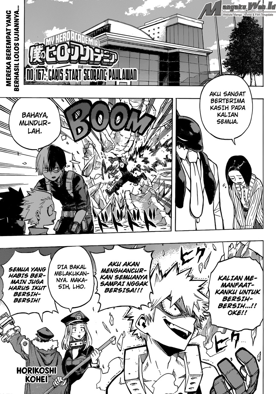 Komik Boku no Hero Academia - Chapter 167