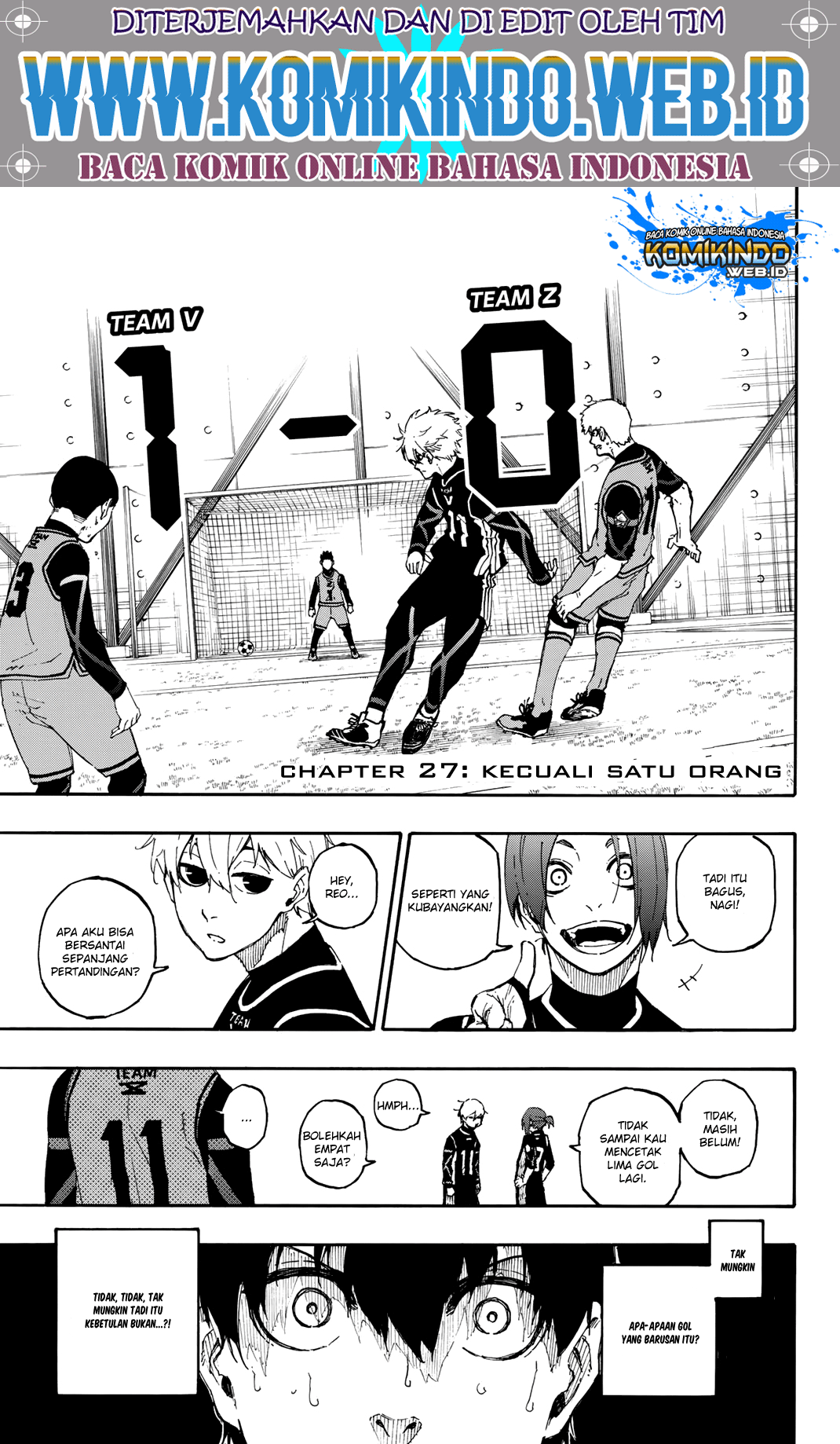 Baca Manga Blue Lock Chapter 27 Gambar 2