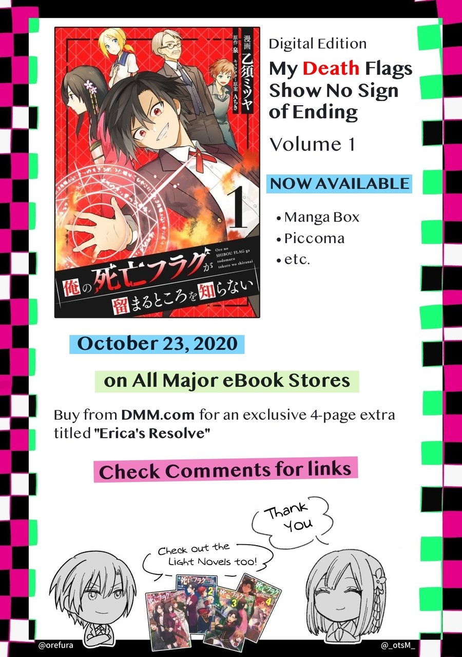 Komik My Death Flags Show No Sign of Ending - Chapter 07.5