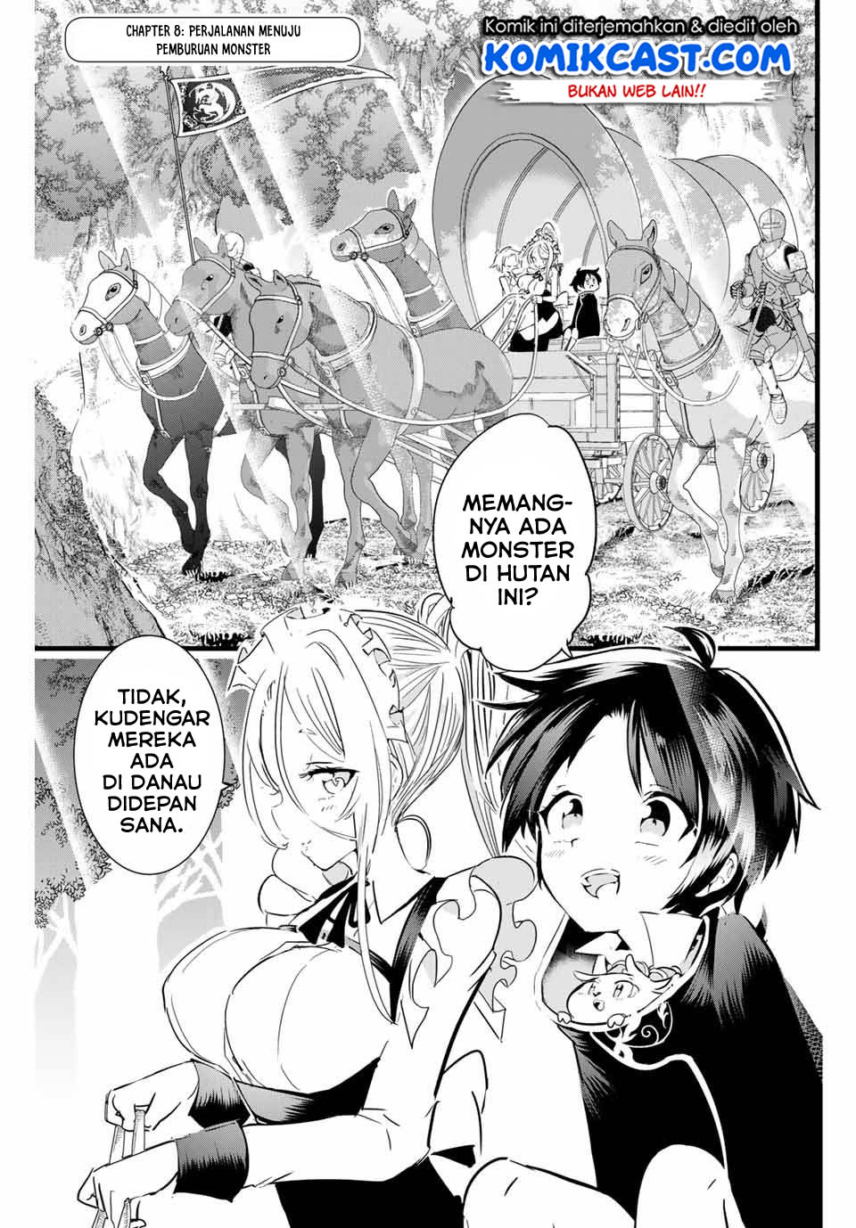 Komik Tensei Shitara dai Nana Ouji dattanode, Kimamani Majutsu o Kiwamemasu - Chapter 08