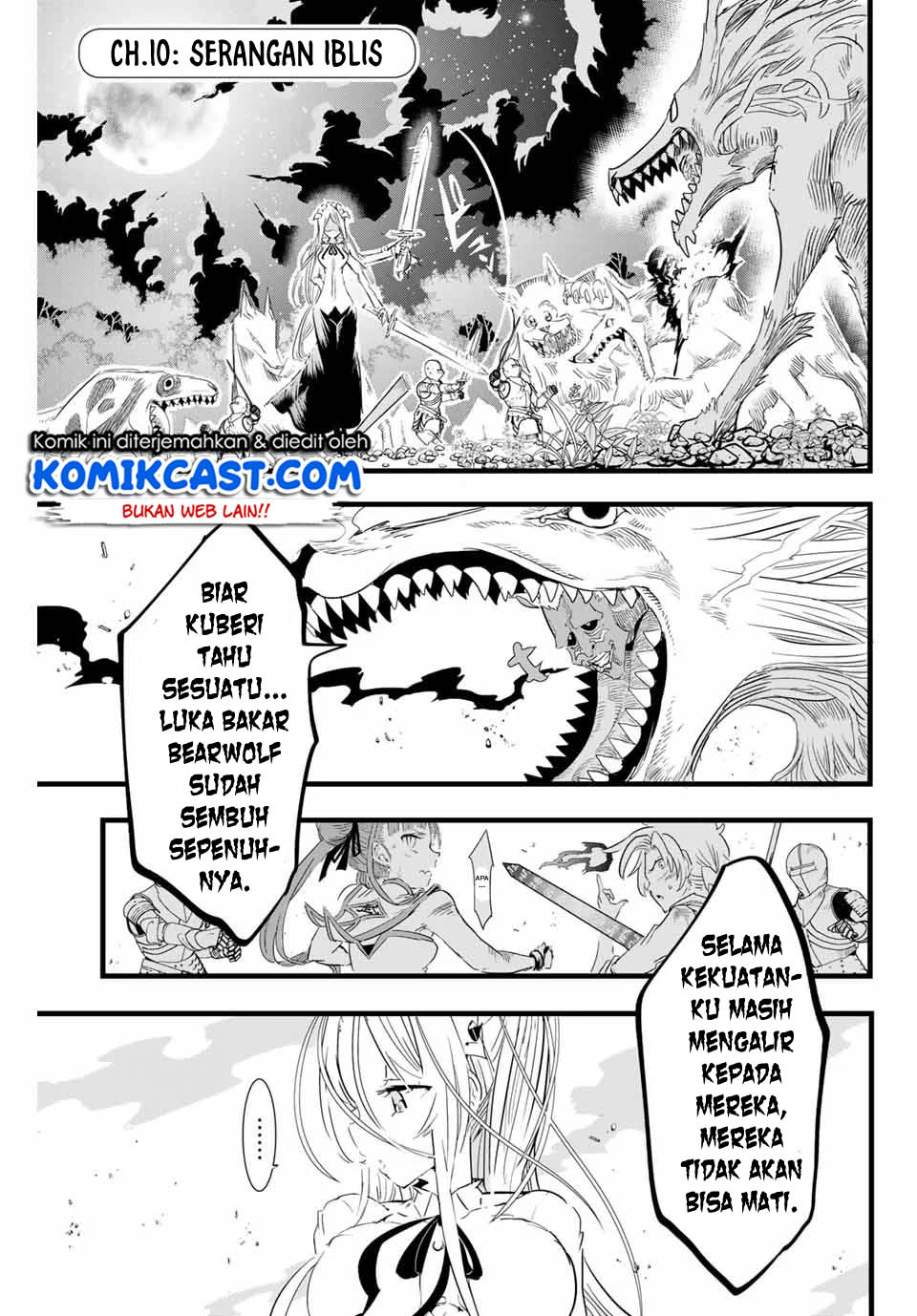 Komik Tensei Shitara dai Nana Ouji dattanode, Kimamani Majutsu o Kiwamemasu - Chapter 10