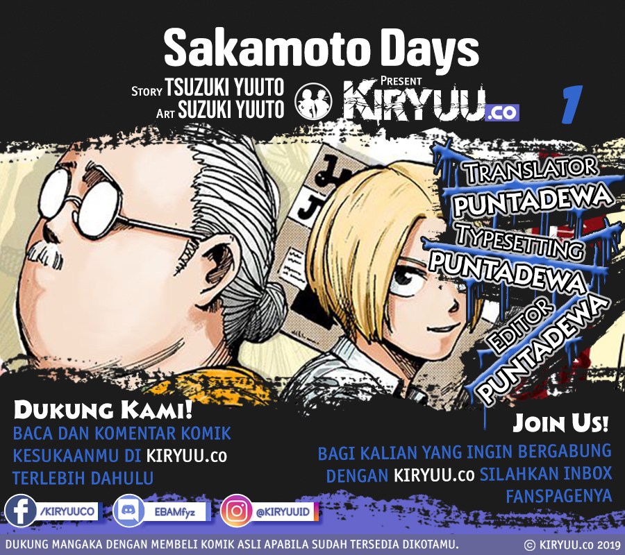Komik Sakamoto Days - Chapter 01
