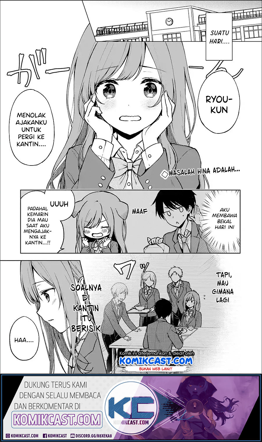 Komik Chikan Saresou ni Natteiru S-kyuu Bishoujo wo Tasuketara Tonari no Seki no Osanajimi datta - Chapter 15