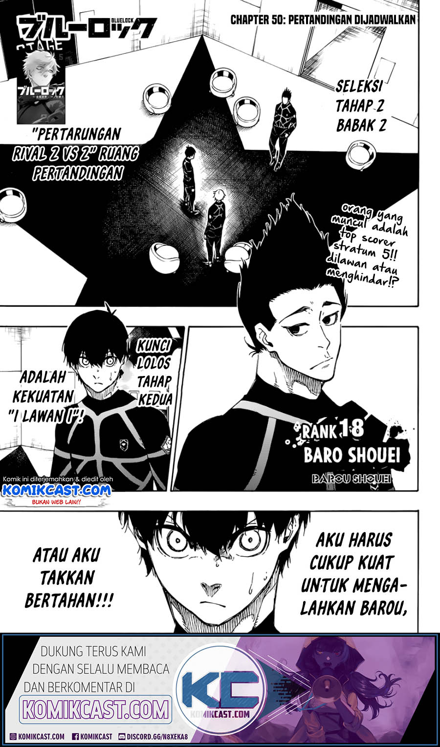 Komik Blue Lock - Chapter 50
