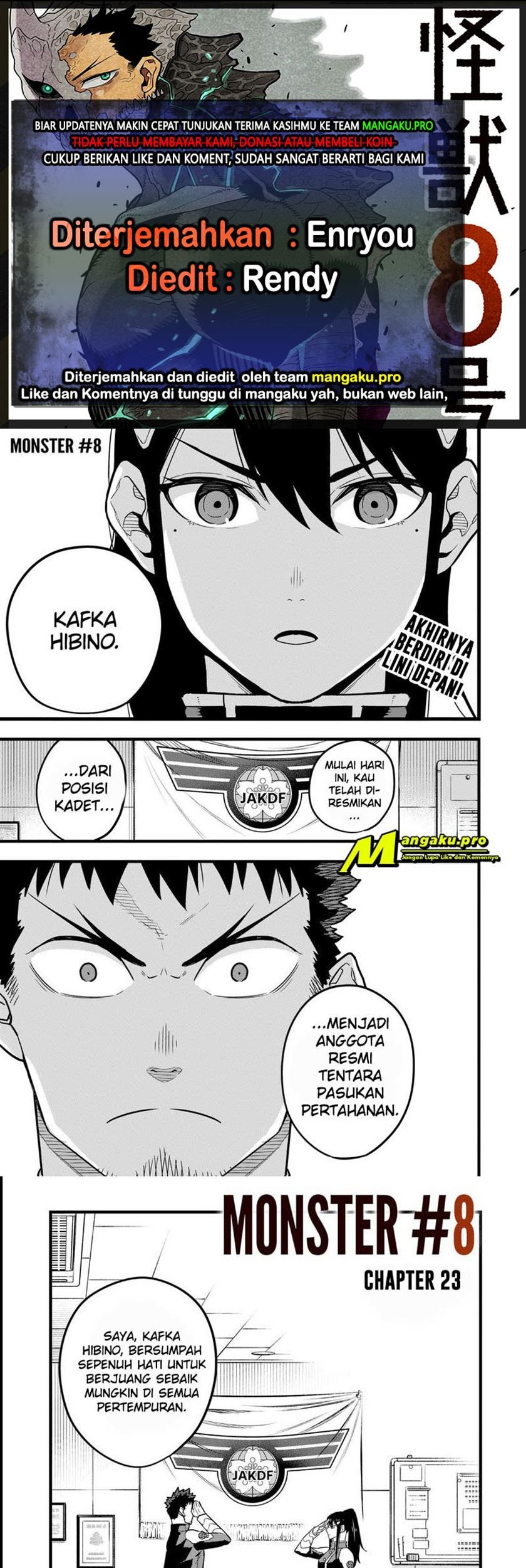Komik 8Kaijuu - Chapter 23