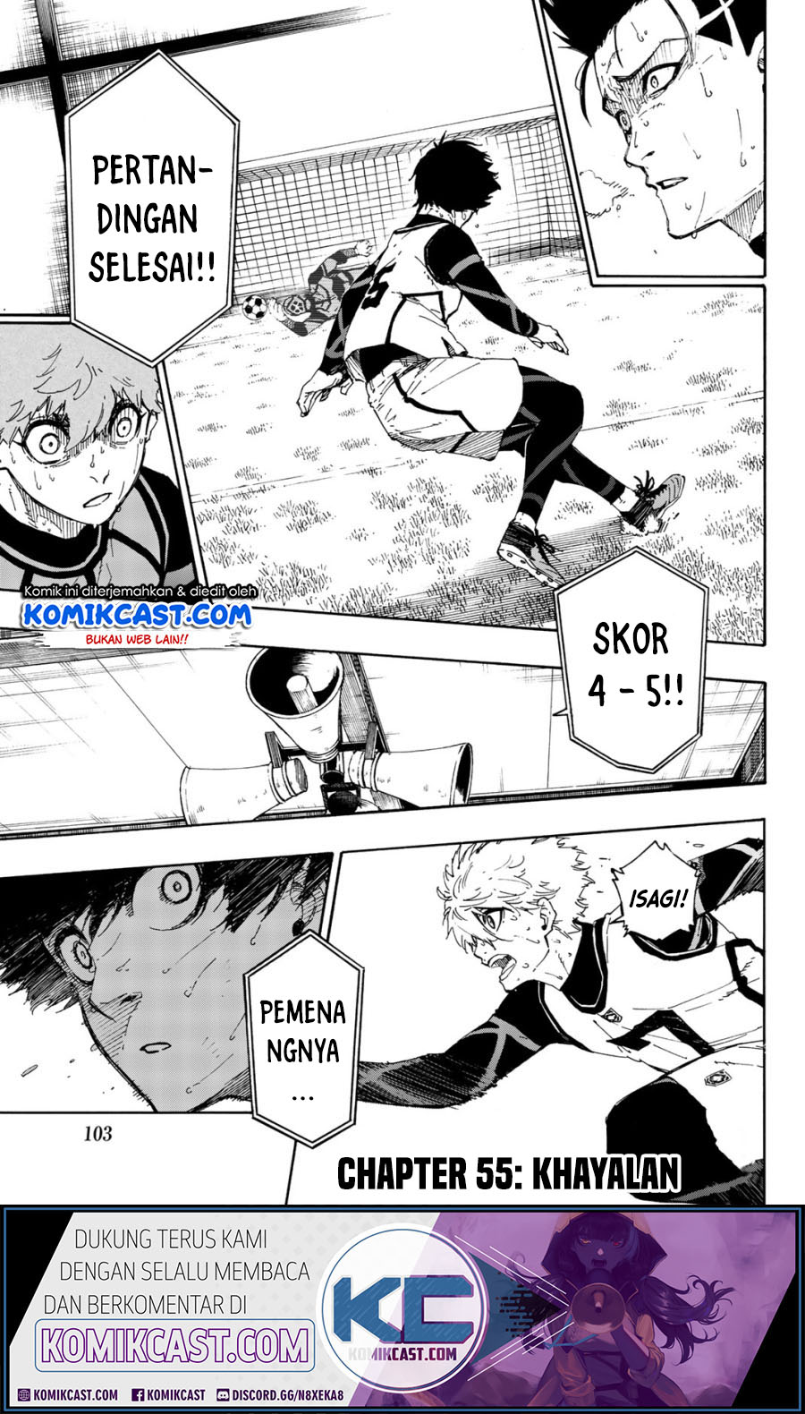 Komik Blue Lock - Chapter 55