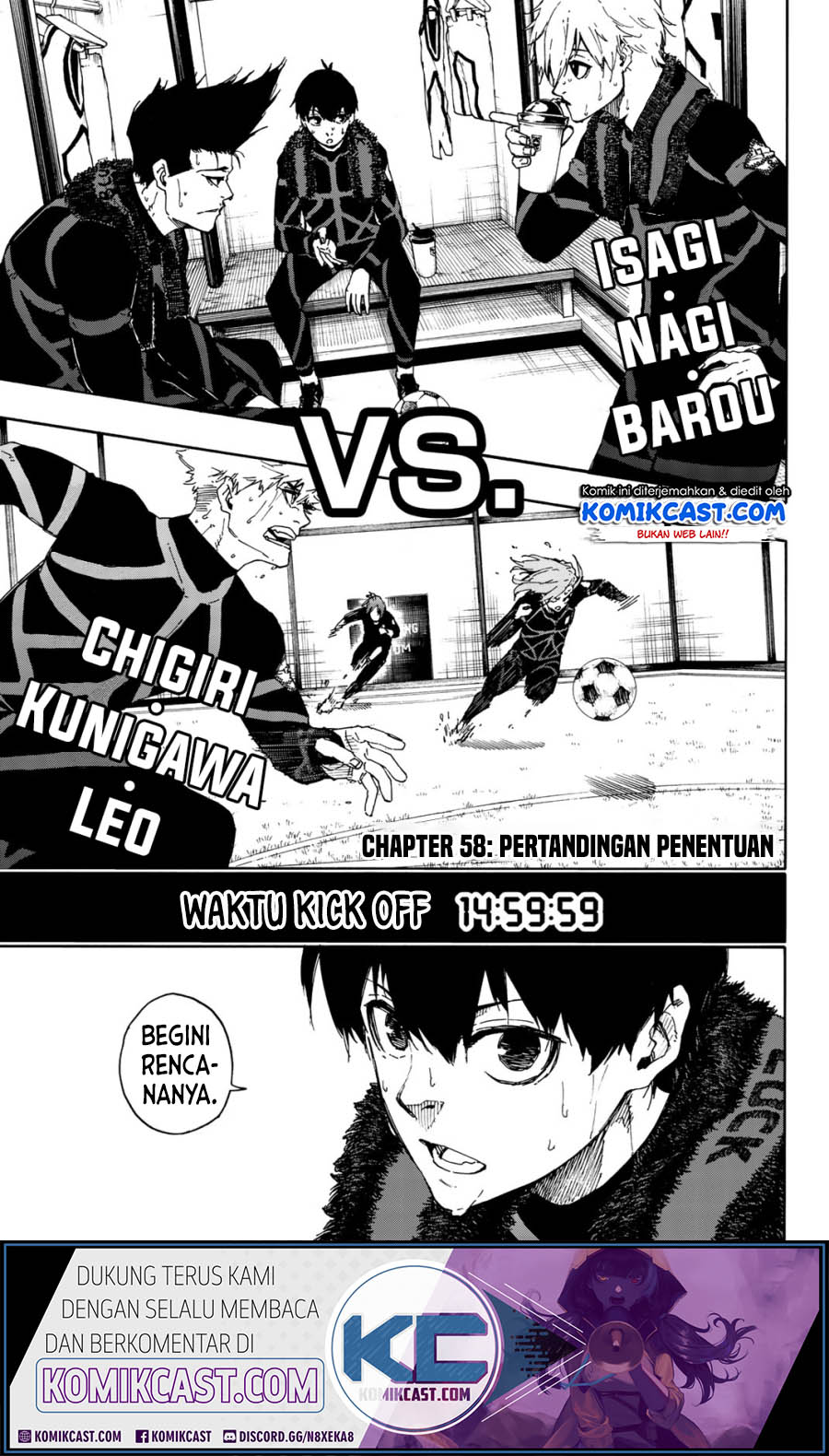 Komik Blue Lock - Chapter 58