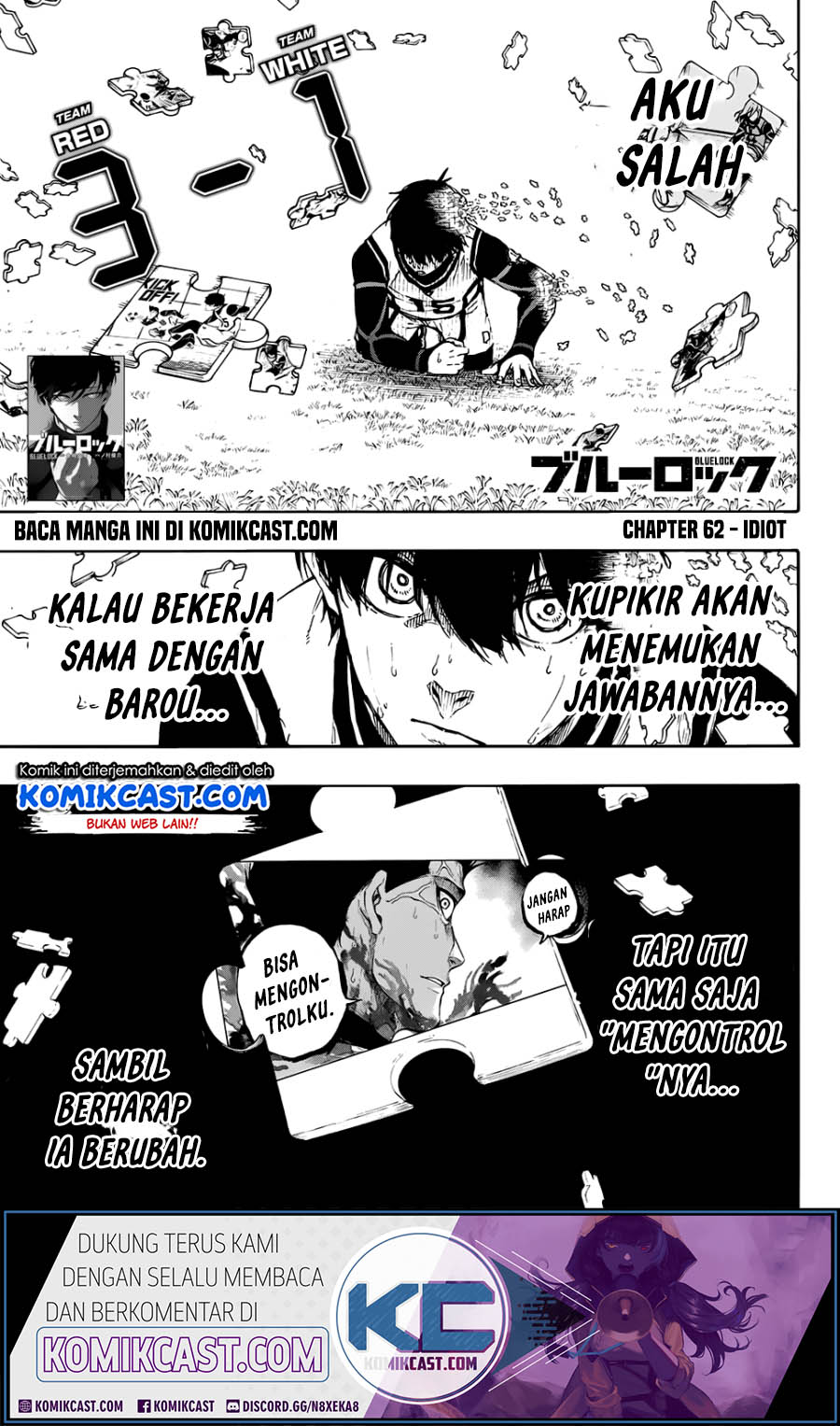 Komik Blue Lock - Chapter 62