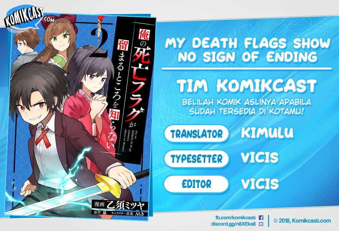 Komik My Death Flags Show No Sign of Ending - Chapter 19