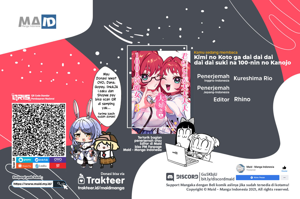 Komik Kimi no Koto ga Dai Dai Dai Dai Daisuki na 100-ri no Kanojo - Chapter 37