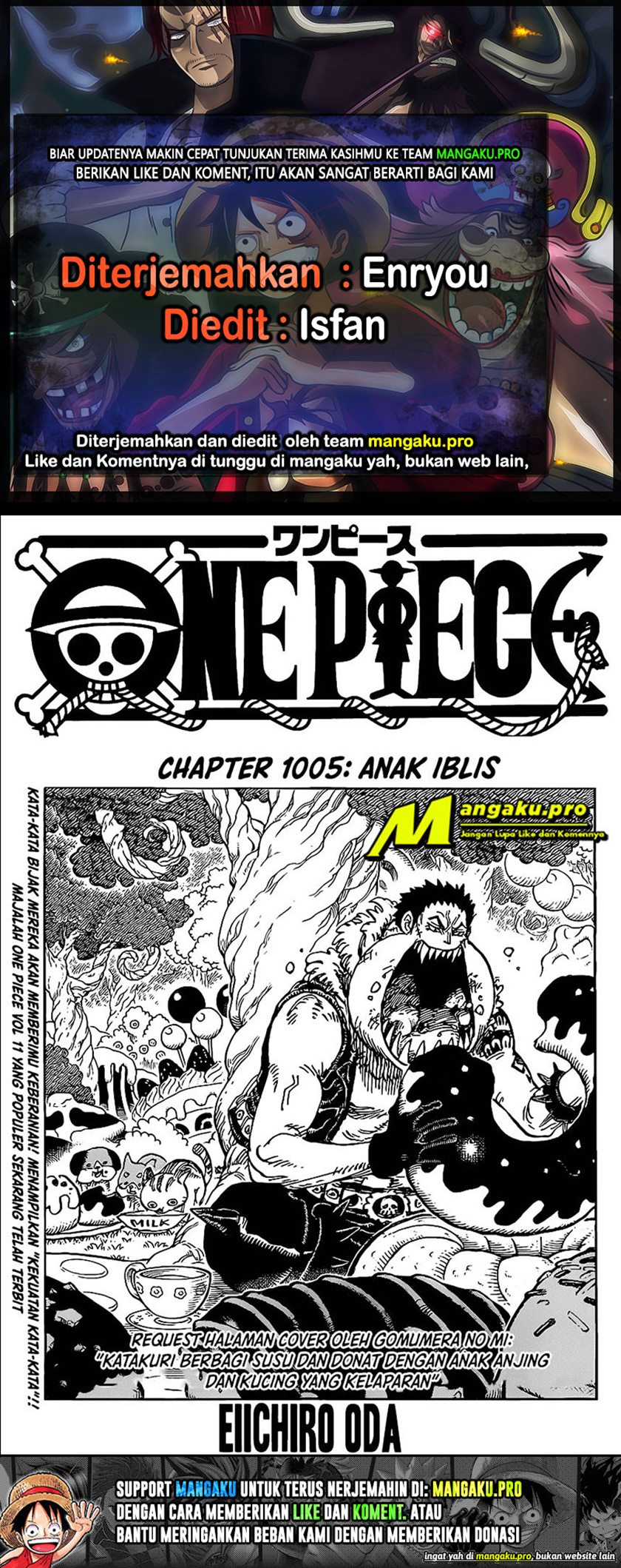 Komik One Piece - Chapter 1005
