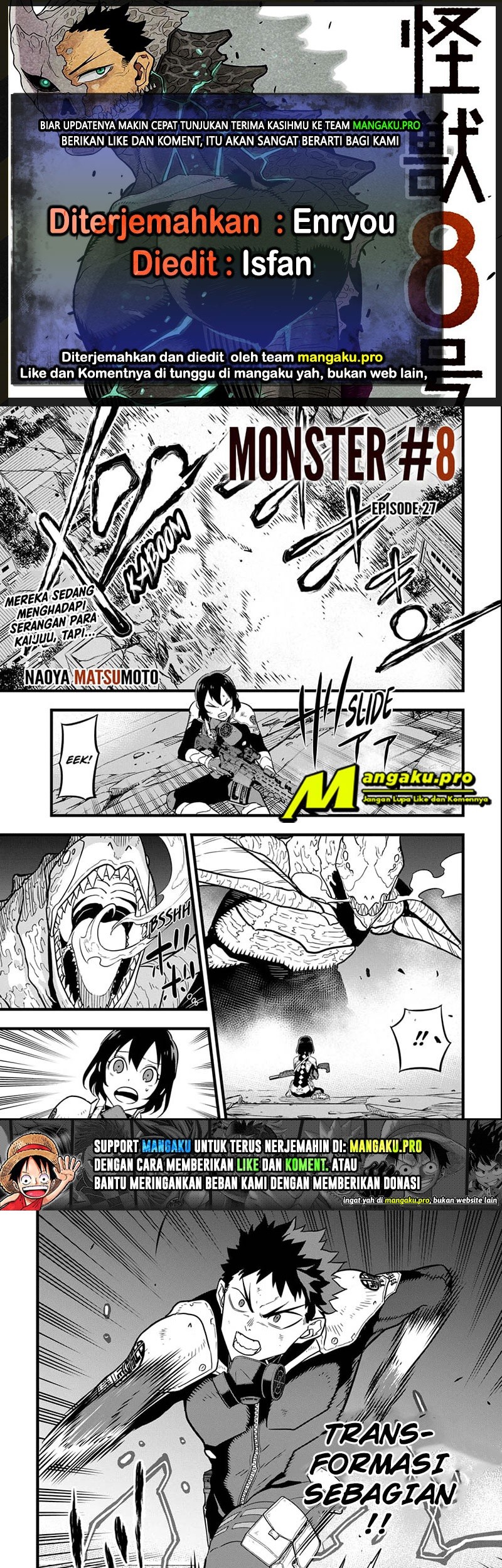 Komik 8Kaijuu - Chapter 27
