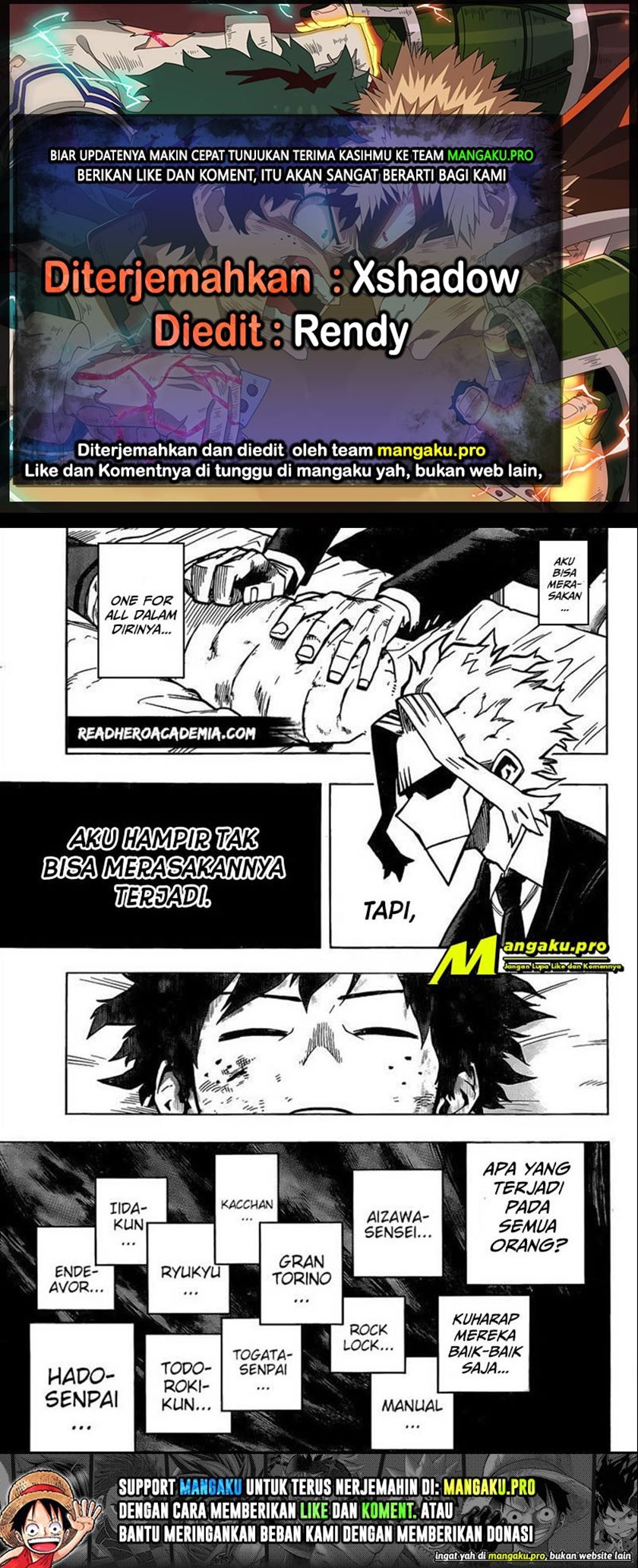 Komik Boku no Hero Academia - Chapter 304