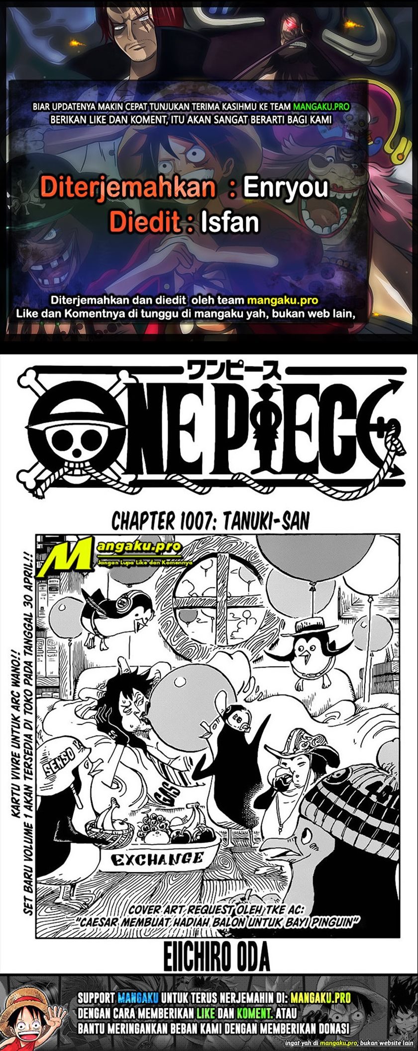 Komik One Piece - Chapter 1007