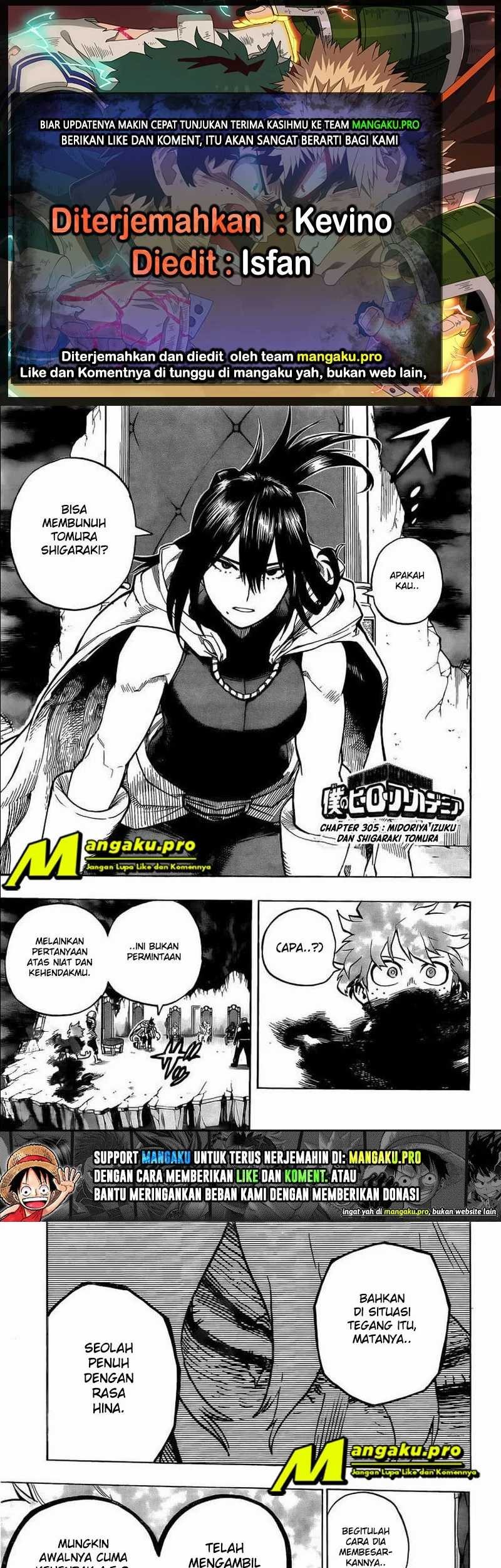 Komik Boku no Hero Academia - Chapter 305