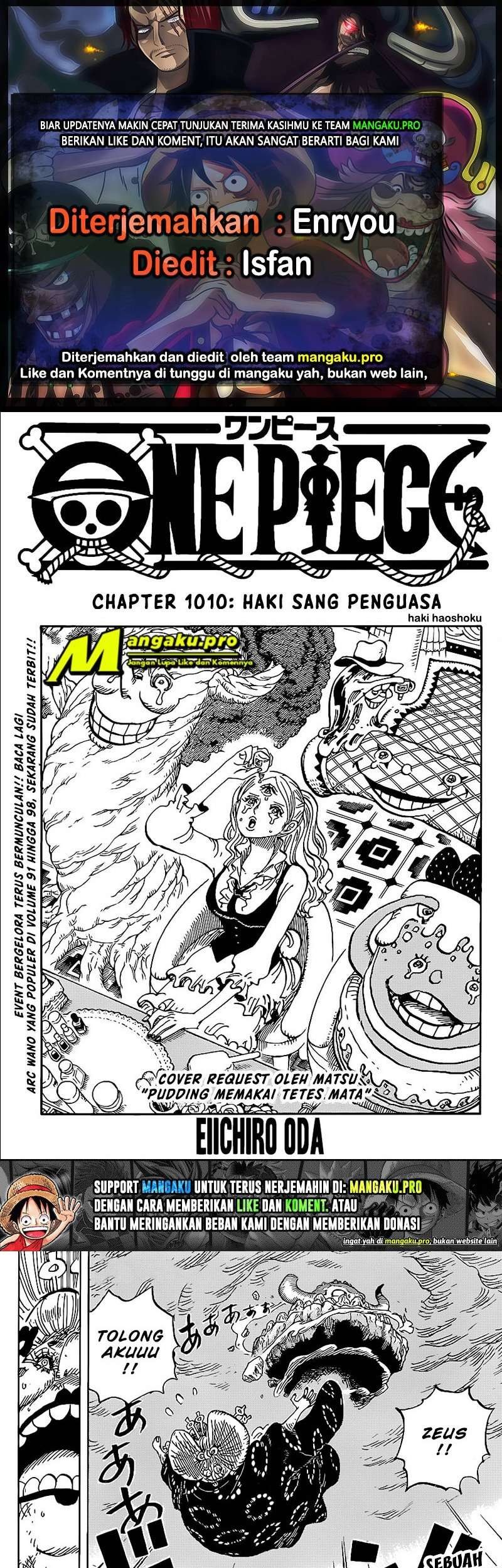 Komik One Piece - Chapter 1010
